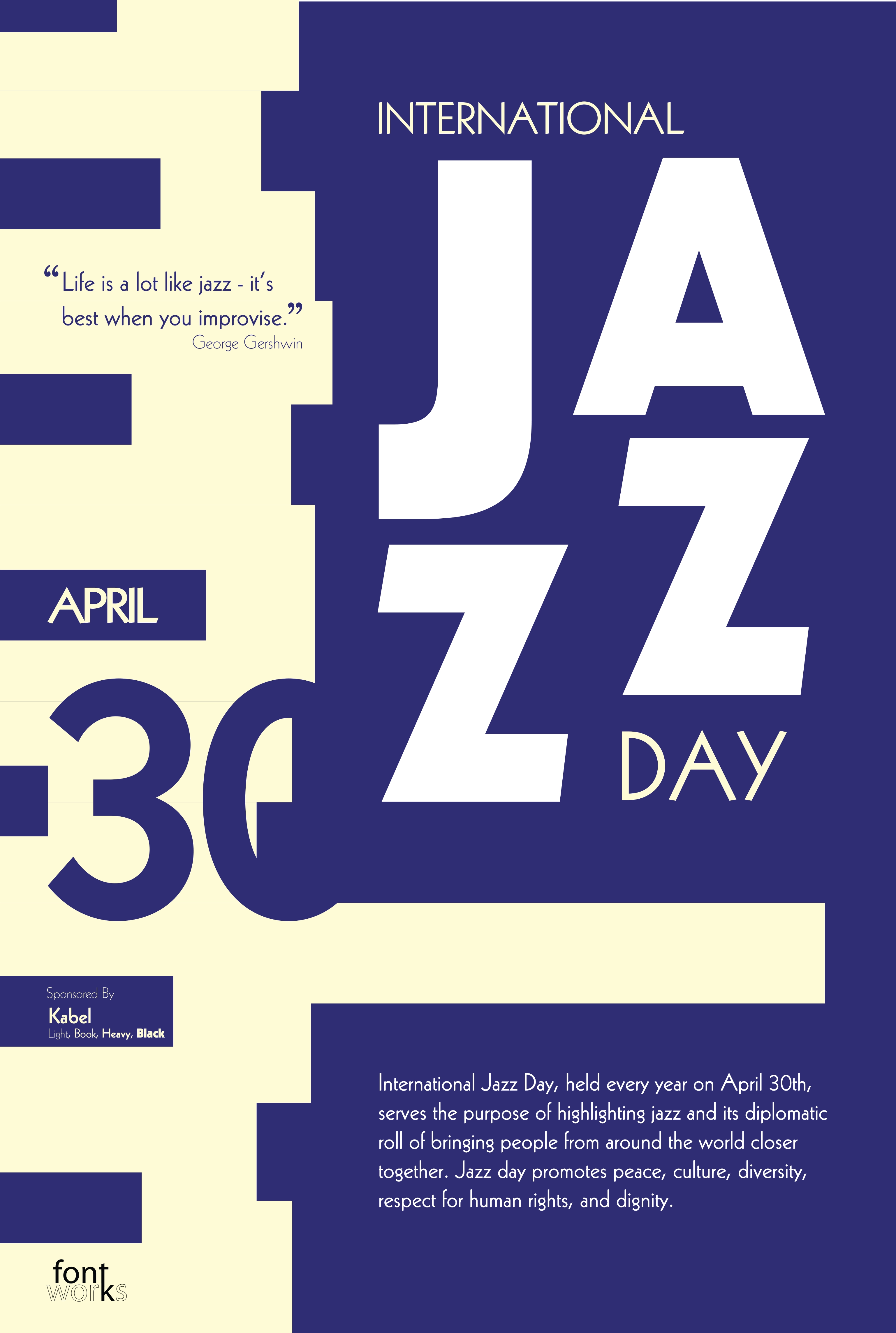 International Jazz Day poster