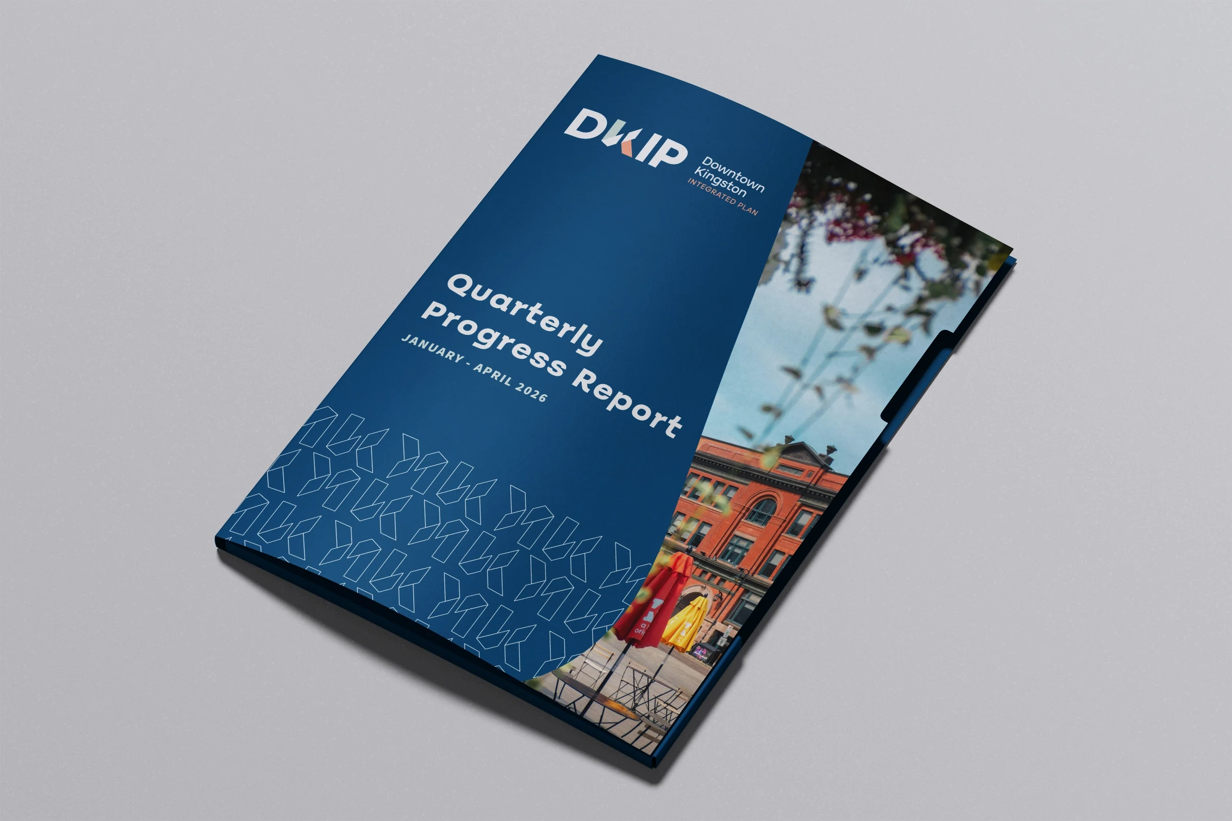 Downtown Kingston Integrated Plan quarterly progress report folder