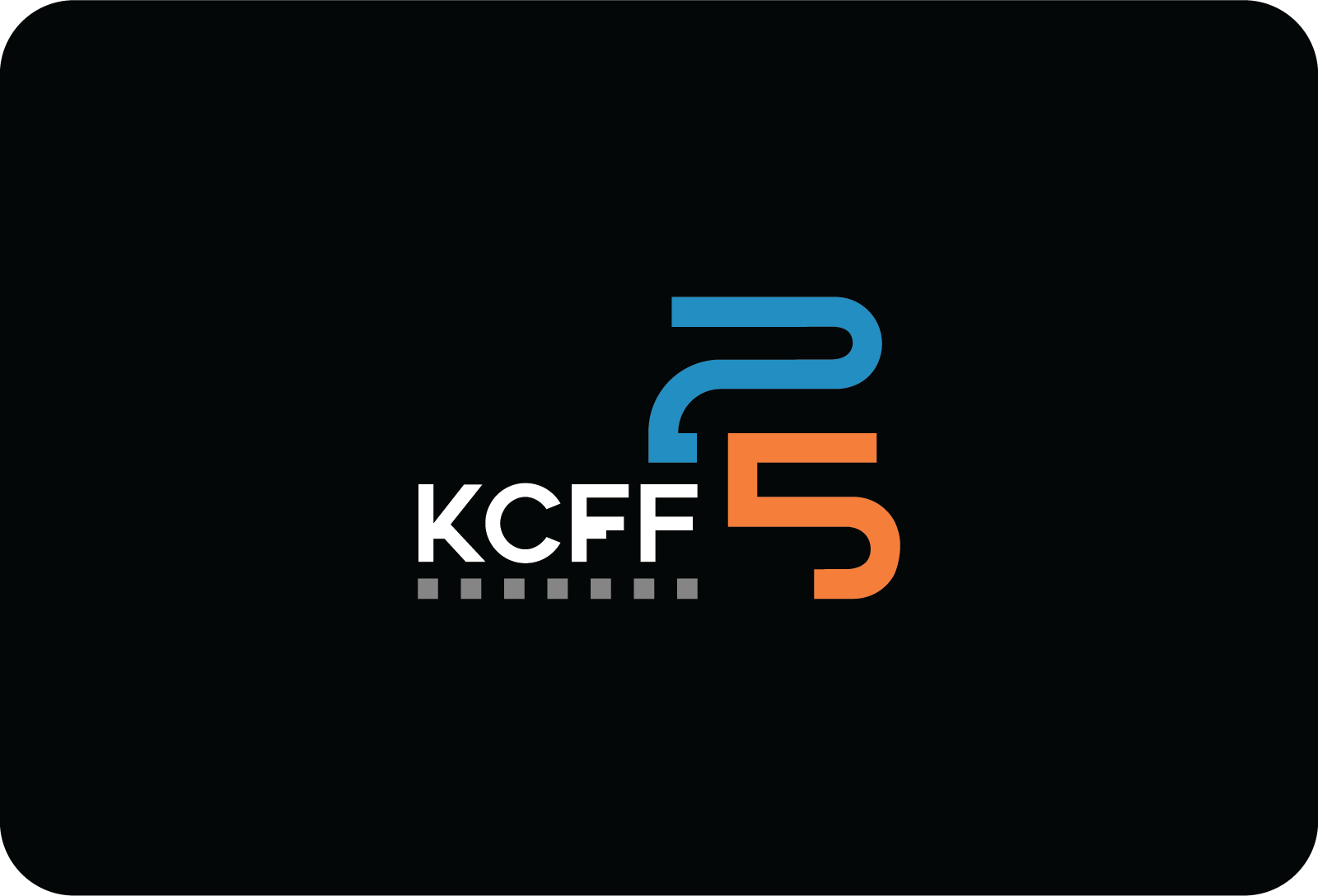KCFF 25th-anniversary campaign icon